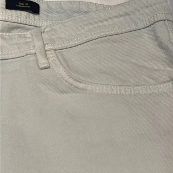Massimo Dutti Cream Slim Fit Jeans - Picture 6 of 9